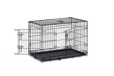 Gitterbox schwarz - mit/ohne Trennwand - Größe XL